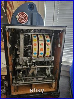 Slot Machine 10cent Watling Rol-A-Top Slot machine Completely restored