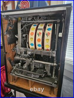 Slot Machine 10cent Watling Rol-A-Top Slot machine Completely restored