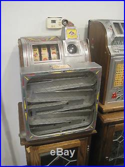 Slot Machine Antique Jennings Golf Ball Quarter coin op vending casino