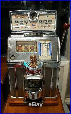 Slot Machine Antique Jennings Governor Coin Op vending casino SHIPPING AVAILABLE