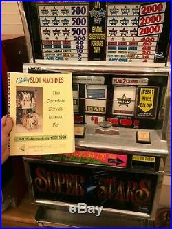 Slot Machine Casino IGT S Plus $1 Coin Super Stars 1993 Vintage Home Fun Only