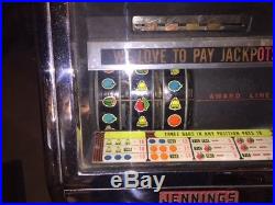 Slot Machine Jennings Golden Buddha Galaxy 1 Cent Coin Op Gambling Casino