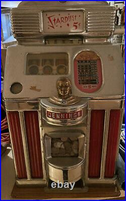 Slot Machine Jennings Stardust 5 Cent Slot Machine Nice