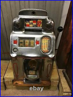 Slot Machine Jennings Sun Chief 5 Cent Tic Tac Toe Slot Machine