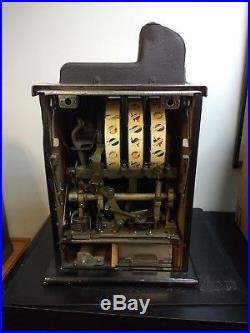 Slot Machine Mills Cherryburst 25 cent Vintage/Antique (Working, Good Condition)