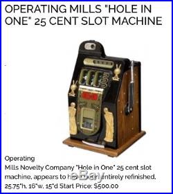 Slot Machine Mills, Hole in One, 3 Reel