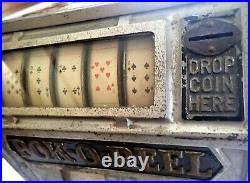 Slot Machine POK-O-REEL Scarce'any coin' variety