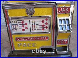 Slot Machine Pace Bantam Jak-pot 1929 Very Nice Condition Beautiful Antique