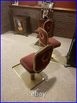 Slot Machine Swivel Chairs From Caesars Palace Casino $350 Each I Have 3 Seats