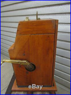 Slot Machine The Film Stars Vintage 1948 Wood Case Works Tom Boland 25 cent Rare