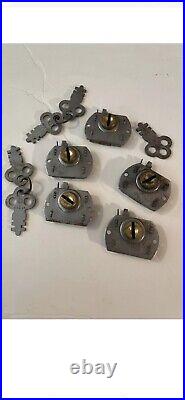 Slot Machine & Trade Stimulators Locks & Keys (Lot Of 5). Mint Vendors