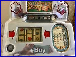 Slot Machine vintage Jennings chief. 5 cent play
