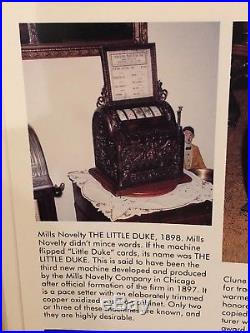THE LITTLE DUKE- circa 1897- MILLS NOVELTY MACHINE, COMPANY-ORIGINAL CONDITION