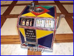 Trade Stimulator / Slot Machine Antique The Baby Grand 1932 Very Rare Restored
