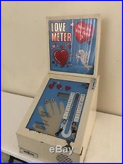 Tabletop Love Meter Vending Machine Coin Operated How Do You Rate Needs TLC