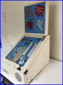 Tabletop Love Meter Vending Machine Coin Operated How Do You Rate Needs TLC