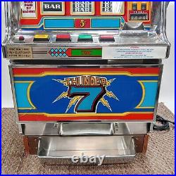 Takasago PSL-100 Thunder Sevens Vintage Antique Slot Coin Machine Game Parts