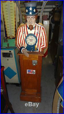 Uncle Sam Personality Tester Arcade Machine Ship Available