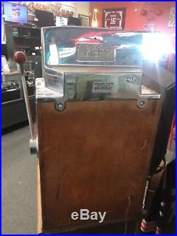 VINTAGE Five cent 5c Nevada Club Jennings Antique Slot Machine