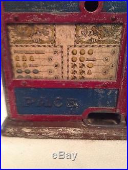 Vintage Pace Jak Pot Nickel Slot Machine