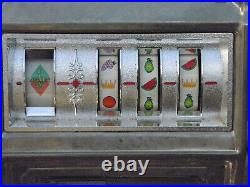 VINTAGE WACO CASINO CROWN NOVELY SLOT MACHINE WORKS With25 CENT COIN OR WithO JAPAN