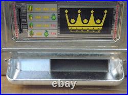 VINTAGE WACO CASINO CROWN NOVELY SLOT MACHINE WORKS With25 CENT COIN OR WithO JAPAN