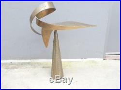 Very Large Modernist Kinetic Bill Keating Bronze Sculpture