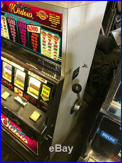 Very Nice Working Igt Black Widow Slot Machine
