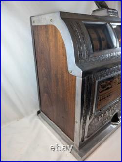 Vintage 1927 Pace Bell Fruit Gum Slot Machine 5¢ Nickel Art Deco Design