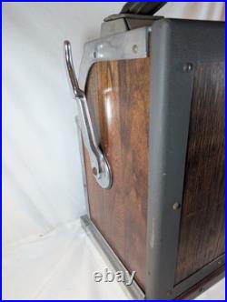 Vintage 1927 Pace Bell Fruit Gum Slot Machine 5¢ Nickel Art Deco Design