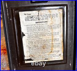 Vintage 1928 Mills 5¢ 1776 Liberty Bell Owl Goose-Neck Front Vendor Slot Machine