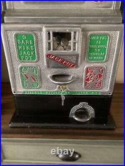 Vintage 1930 Jennings Gooseneck Mechanical Nickel Slot Machine