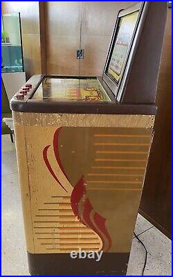 Vintage 1940's Bally Reserve Slot Machine Console Rare Game- Restoration Project