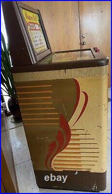 Vintage 1940's Bally Reserve Slot Machine Console Rare Game- Restoration Project