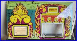 Vintage 1940's Bally Reserve Slot Machine Game 2- Glass Panels Only Art Read