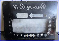Vintage 1940's Bally Reserve Slot Machine Game 2- Glass Panels Only Art Read