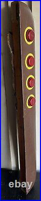 Vintage 1940's Bally Reserve Slot Machine Game Light Assembly & Button Assembly