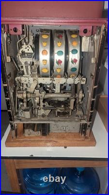 Vintage 1947 Mills High Top 25 Cent Slot Machine Clean Original Low Mileage Slot
