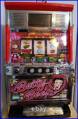 Vintage 2002 Japanese Pachislo Betty Boop Slot Machine by Sammy Work & Coins