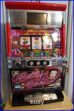 Vintage 2002 Japanese Pachislo Betty Boop Slot Machine by Sammy Work & Coins