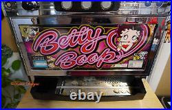 Vintage 2002 Japanese Pachislo Betty Boop Slot Machine by Sammy Work & Coins