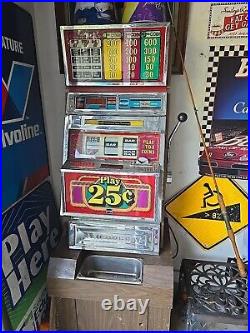 Vintage 25 cent slot machine