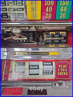 Vintage 25 cent slot machine