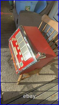 Vintage 70's Bar Top Electronic Draw Poker Game Machine. 25 Cent Coin Operated