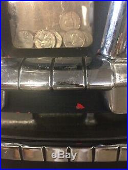 Vintage American One Arm Black Jack 5cent Slot Machine