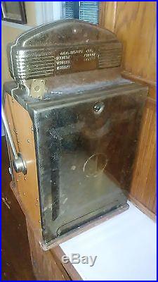 Vintage Antique 1940s/1950s Jennings Chief Indian Head 6 Pence Slot Machine