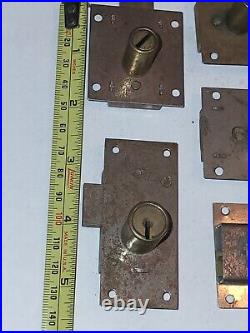 Vintage Antique Eagle Lock Co. Slot Machine Trade Stimulator Lot of 5