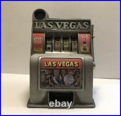 Vintage Antique Las Vegas Nevada Coin Toy Slot Machine Great For Game Room