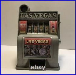 Vintage Antique Las Vegas Nevada Coin Toy Slot Machine Great For Game Room
