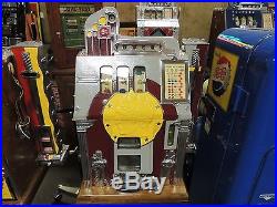 Vintage Antique Mills Slot Machine with Mint Vendor Very Nice Working! L@@K